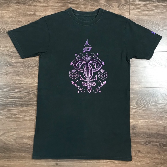 Jordan Chris Paul CP3 Men’s Air Jordan Brand Black Basketball T-Shirt Size Small - Picture 1 of 8